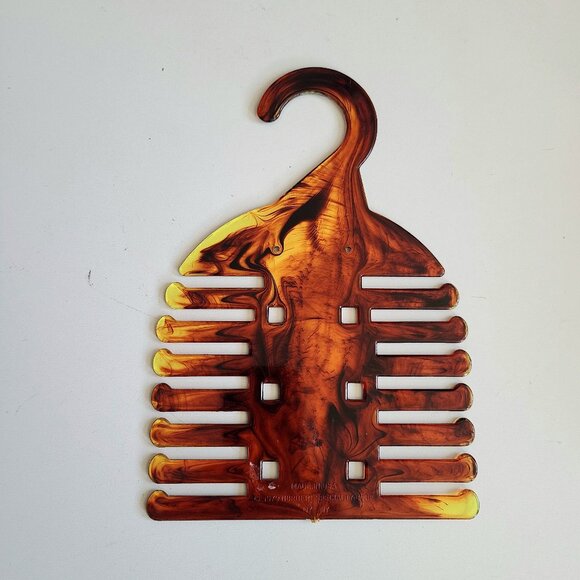 Vintage Celluloid Plastic Tie and Cufflinks Hanger Holder 1979 Norbert Specialty - Picture 1 of 3